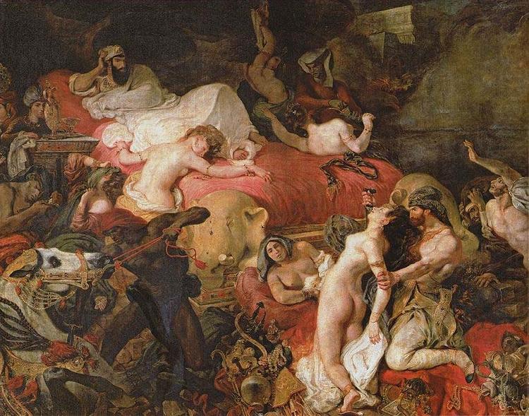 Eugene Delacroix Death of Sardanapalus china oil painting image